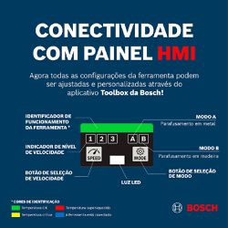Chave de Impacto a Bateria GDS 18V-1600 HC - SB (06019M10E0) - Bosch