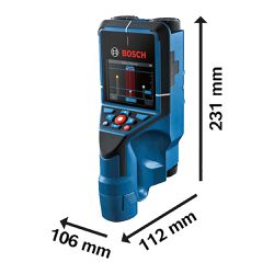 Detector e scanner de parede Bosch D-TECT 200 C