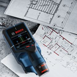 Detector e scanner de parede Bosch D-TECT 200 C