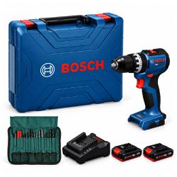 Kit Parafusadeira Furadeira (GSB 18V-52) + Bolsa de Transporte e Jogo de Brocas 21 Peças - Bosch