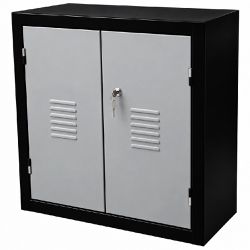 Armário Para Ferramentas Fechado Com 3 Gavetas Preto e Cinza (1241) - Fercar