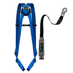 Cinturão de Segurança Blue Line CG1A e Talabarte Com Absorvedor de Energia CG 344AB - Carbografite