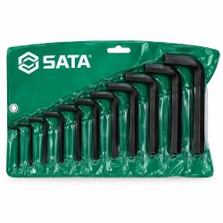 Jogo de Chaves Hexagonal Curta 13 Peças (ST09140L) - Sata