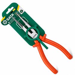 Alicate Bico Meia Cana Longo Com Corte 7.1/2'' (ST72710G) - Sata