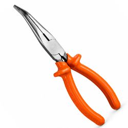 Alicate Bico Meia Cana Longo Curvo Com Corte 7.1/2'' (ST72711G) - Sata