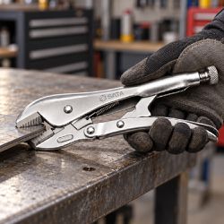 Alicate de Pressão Com Mordente Reto 10'' (ST71203ST) - Sata
