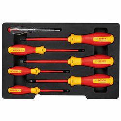 Jogo de Chaves de Fenda SL/PH Com 7 Peças VDE (1600A02NF7) - Bosch