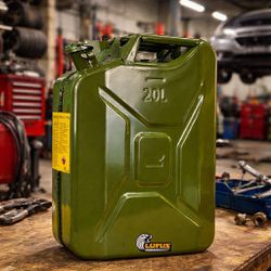 Galão Metálico Para Transferência de Combustíveis 20L - Verde (2064) - Lupus