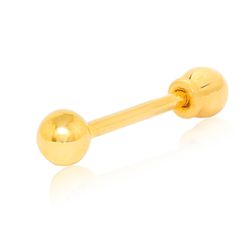 Piercing Bolinha Em Ouro 18k - P698 - RIZZI JOIAS