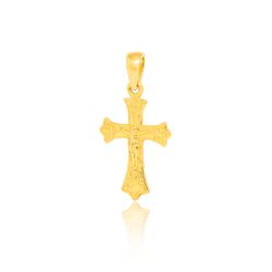 Crucifizo Tradicional Pequeno Em Ouro 18k - P093 - RIZZI JOIAS