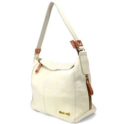 Bolsa Feminina Couro Legitimo Sacola Hobo Média Of... - Road Seven