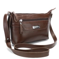 Bolsa Feminina Transversal Pequena em Couro Legiti... - Road Seven