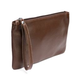 Necessaire Feminina em Couro Legitimo Café - 3009-... - Road Seven