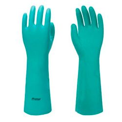 Luva em Látex Nitrílica Flocada G - Verde 532118 - Romata Ferramentas e Máquinas