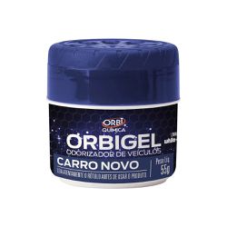 ORBIGEL GEL AROMATICO ODORIZADOR PARA VEICULOS 55GR - Romata Ferramentas e Máquinas