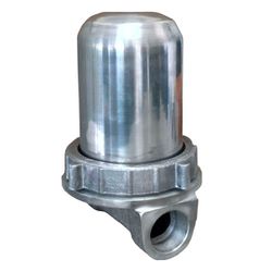Filtro de Linha de 1 1/2 Para Diesel ou Gasolina Copo de Aluminio, Elemento de Inóx PA159 - Romata Ferramentas e Máquinas