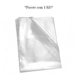 Saco Plástico Transparente 10X15X0,06 Pacote com 1kg 581101510/1968 - Romata Ferramentas e Máquinas