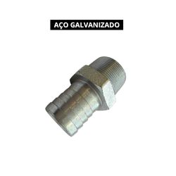 Espigão Fixo Macho Simples 1 1/2 NPT x 1 1/2 Escama 3707/R 120B - Romata Ferramentas e Máquinas