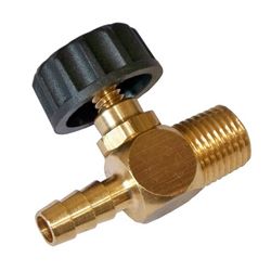 Registro Para Ar de Agulha em Bronze 1/4 NPT X 5/16 Escama 1012004 - Romata Ferramentas e Máquinas