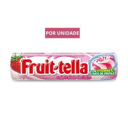 BALA DURA FRUITTELLA SABOR MORANGO COM CREME DE LEITE - Romata Ferramentas e Máquinas