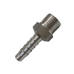 ESPIGAO FIXO MACHO ROSCA 1/4NPT X ESCAMA 3/8