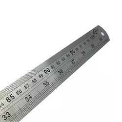 REGUA EM ACO INOXIDAVEL WORKER 100CM - Romata Ferramentas e Máquinas