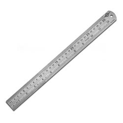 REGUA EM ACO INOXIDAVEL WORKER 30CM - Romata Ferramentas e Máquinas
