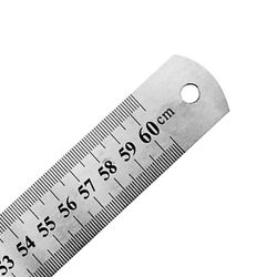 REGUA EM ACO INOXIDAVEL WORKER 60CM - Romata Ferramentas e Máquinas