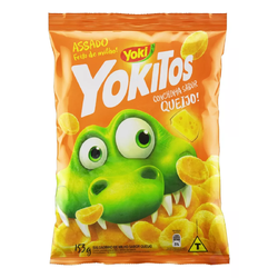 CONCHINHA YOKITOS SALGADINHO DE MILHO SABOR QUEIJO 54 GRAMAS - Romata Ferramentas e Máquinas