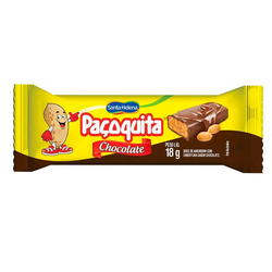 DOCE DE AMANDOIM PRENSADO 18G PAÇOQUITA CHOCOBERTA CHOCOLATE - Romata Ferramentas e Máquinas