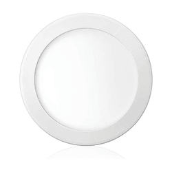 LUMINARIA LED ELGIM DE EMBUTIR REDONDA 12W 6500K DIAMETRO 17,2CM - Romata Ferramentas e Máquinas