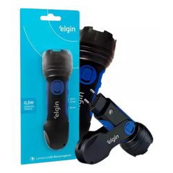 LANTERNA LED ELGIN 0,5W 500MHA RECARREGAVEL PEQUENA - Romata Ferramentas e Máquinas