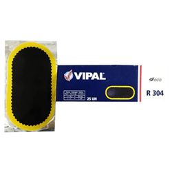 REMENDO A FRIO VIPAL R-304 OVAL 180 X 95 MM CAIXA COM 25UN - Romata Ferramentas e Máquinas