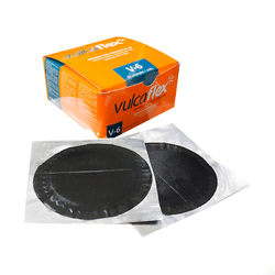 REMENDO A FRIO VULCAFLEX V-6 REDONDO 120MM CAIXA COM 25UN - Romata Ferramentas e Máquinas
