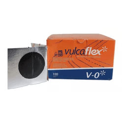 REMENDO A FRIO VULCAFLEX V-0 REDONDO 30MM CAIXA COM 100UN - Romata Ferramentas e Máquinas