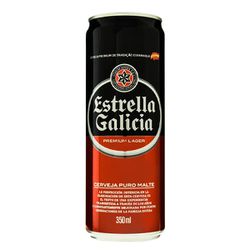 CERVEJA LAGER ESTRELLA GALICIA PREMIUM LATA 350ML - Romata Ferramentas e Máquinas