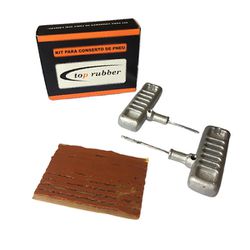 KIT PARA REPARO CONSERTO DE PNEU DE MOTO C/ FERRAMENTA E INSERTO - Romata Ferramentas e Máquinas