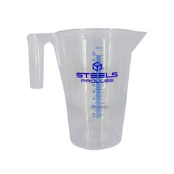 JARRA GRADUADA STEELS 58396 POLIETILENO 1 LITRO ESCALA 100 EM 100ML - Romata Ferramentas e Máquinas