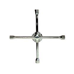 CHAVE DE RODAS EM CRUZ 50CM C/ REF. STEELS ST10365 17 X 19 X 21 X 23MM - Romata Ferramentas e Máquinas