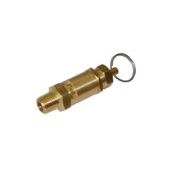 VALVULA DE SEGURANCA PARA COMPRESSORES ALTA PRESSAO 1/4 X 175PSI - Romata Ferramentas e Máquinas