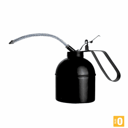 ALMOTOLIA DE ÓLEO METALICA COM BICO FLEXIVEL 500ML - Romata Ferramentas e Máquinas