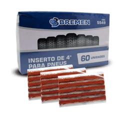 REFIL P/ REPARO DE PNEU S/ CAMARA 100 X 6MM BREMEN 5549 CAIXA COM 60UN - Romata Ferramentas e Máquinas