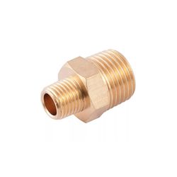 Niple em Aco Zincado De Redução 3/8 NPT X 1/8 GAZ LUB-26SC - Romata Ferramentas e Máquinas
