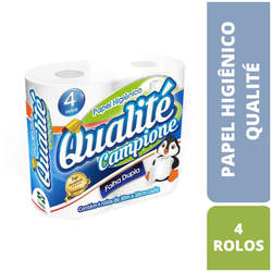 PAPEL HIGIÊNICO FOLHA DUPLA PACOTE COM 4 ROLOS DE 30 MTS - Romata Ferramentas e Máquinas