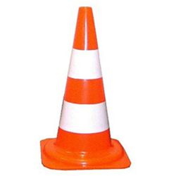 Cone Sinalização PVC 75 cm - Romata Ferramentas e Máquinas