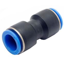 Conexão Pneumática de Engate Rápido União Reta Tubo 06 PUC06/EPU 06 - Romata Ferramentas e Máquinas