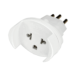 ADAPTADOR TOMADA UNIVERSAL 2P+T 10A 250V CZ - Romata Ferramentas e Máquinas