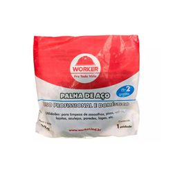 Palha de Aço Nº 02 - Pacote Com 22Gr. 103055 - Romata Ferramentas e Máquinas