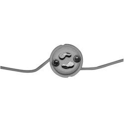 Soquete para Lampada Dicróica GU10 Com Rabicho 5978 - Romata Ferramentas e Máquinas