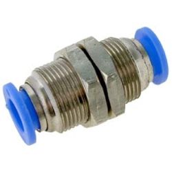 Conexão Pneumática de Engate Rápido União Painel Tubo 08mm EPM 08 - Romata Ferramentas e Máquinas